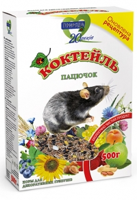 Корм Коктейль «Крыска» 500гр Природа Корм Коктейль «Крыска» 500гр Природа
