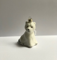 Елочное украшение СОБАЧКА стекло, 9 см, KAEMINGK Елочное украшение СОБАЧКА стекло, 9 см, KAEMINGK